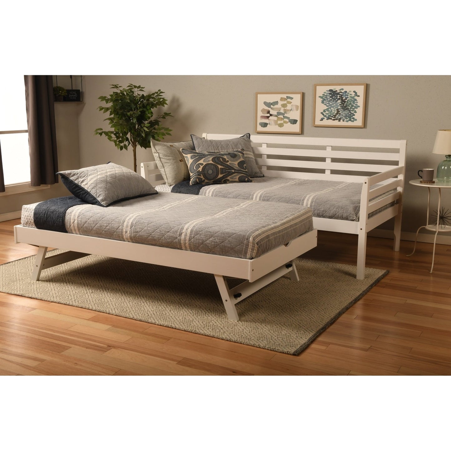 Lit de repos Somette Boho avec lit escamotable supplémentaire (matelas non inclus)