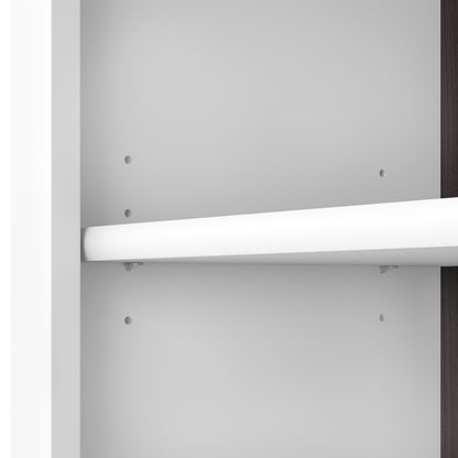 Bibliothèque haute à 5 étagères Bush Furniture Somerset avec tablettes réglables