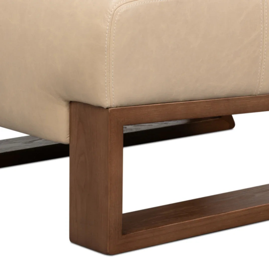 Fauteuil moderne blanc cappuccino