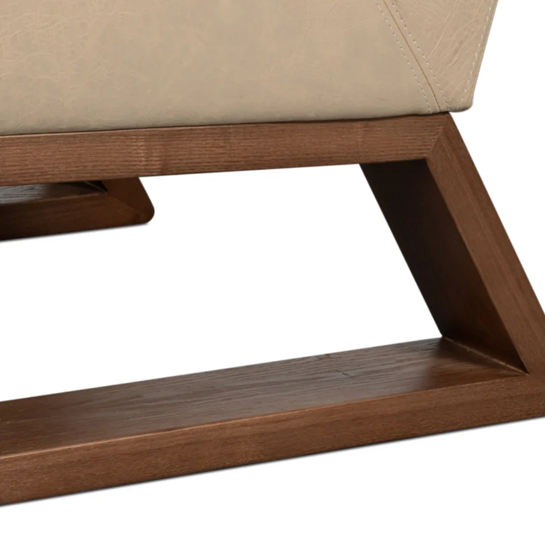 Fauteuil moderne blanc cappuccino