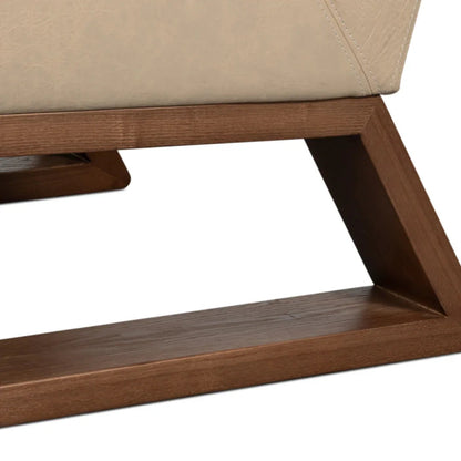 Fauteuil moderne blanc cappuccino