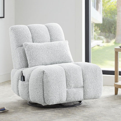 Fauteuil inclinable électrique Cole pivotant avec support lombaire