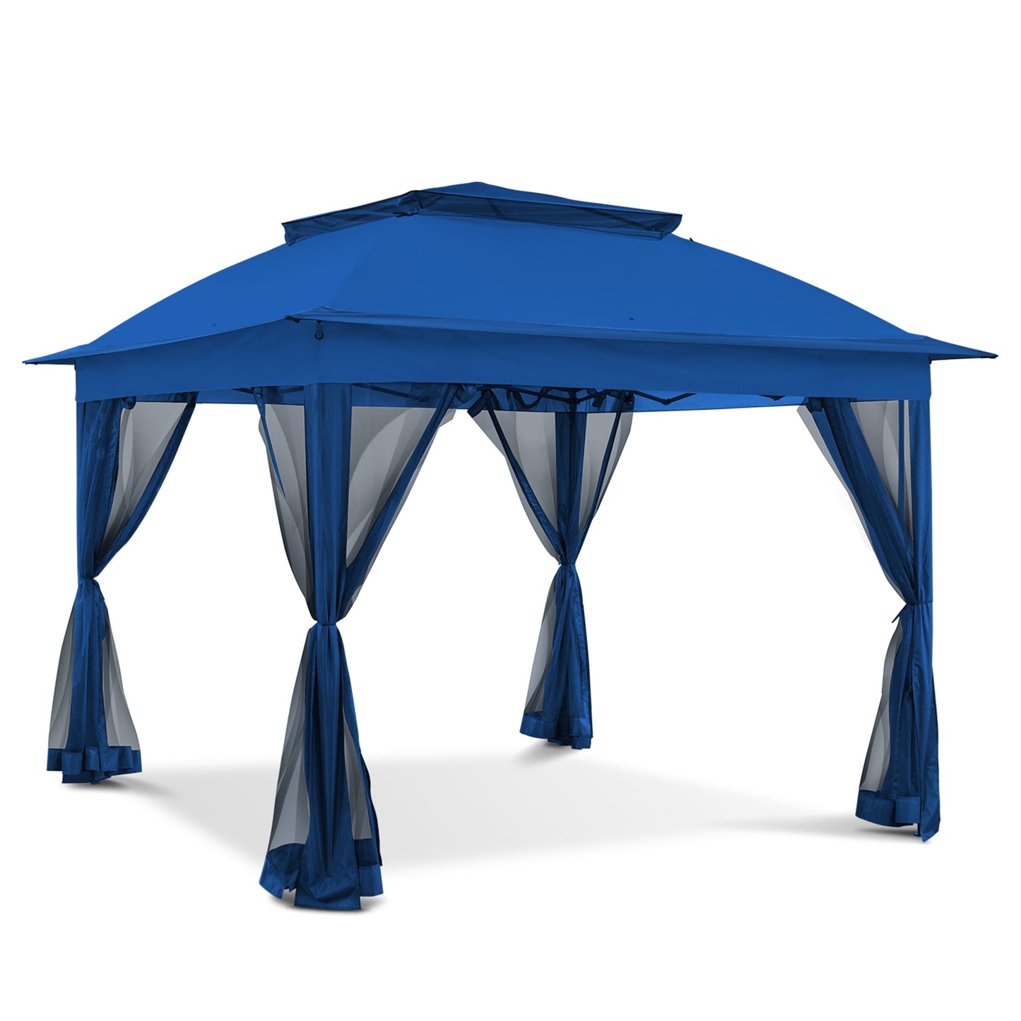 Gazebo escamotable en acier Cozywor de 11 pi x 11 pi avec moustiquaire