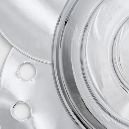 Plafonnier en cristal Crystorama à 2 lampes - 10 L x 8 H x 10 P