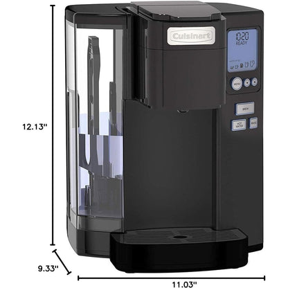 Cafetière à dose unique Cuisinart, 72 oz, programmable, acier