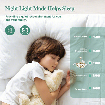 Ventilateur de plafond rétractable Cusp Barn 42 avec lumières et télécommande DIY Forme Fandelier Moderne Silencieux Moteur CC Plafonnier LED