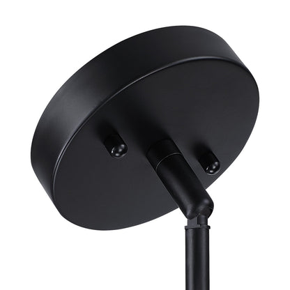 Lustre tambour en rotin naturel à 4 lumières Cynthia - 22 po de largeur