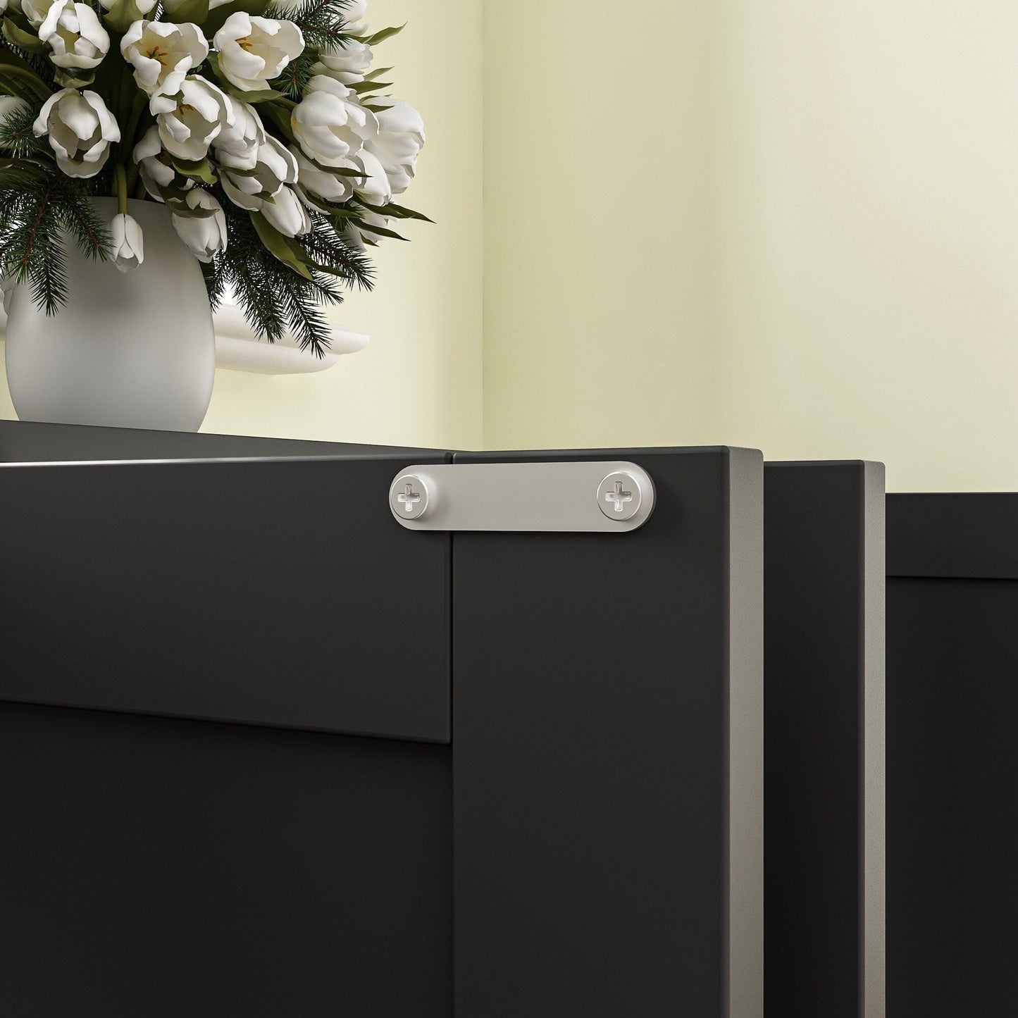 Meuble de dissimulation pour bac à litière pour chat et toilettes privées pour animaux de compagnie