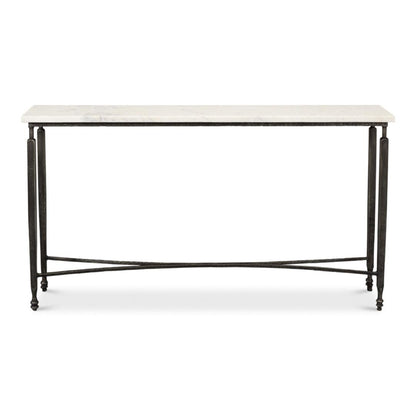 Console architecturale avec plateau en marbre