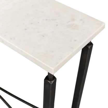 Console architecturale avec plateau en marbre