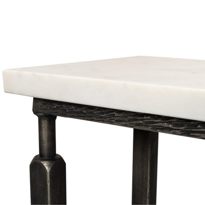 Console architecturale avec plateau en marbre