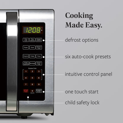 Four à micro-ondes Farberware de 1,6 pi³, acier inoxydable brossé