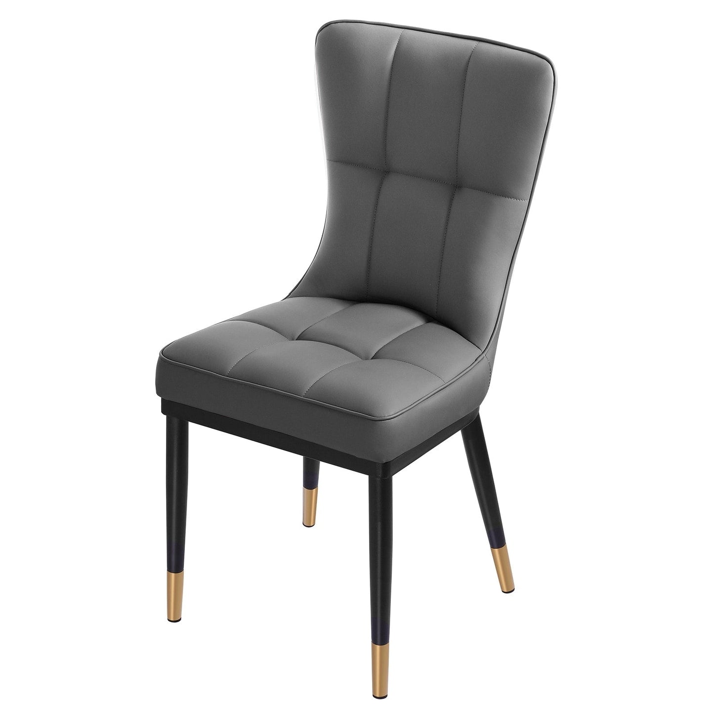 Lot de 2/4 chaises de salle à manger rembourrées en similicuir