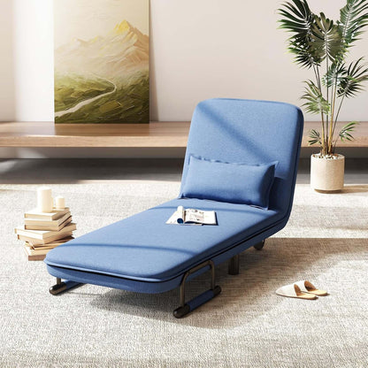 Fauteuil convertible pliant avec dossier réglable
