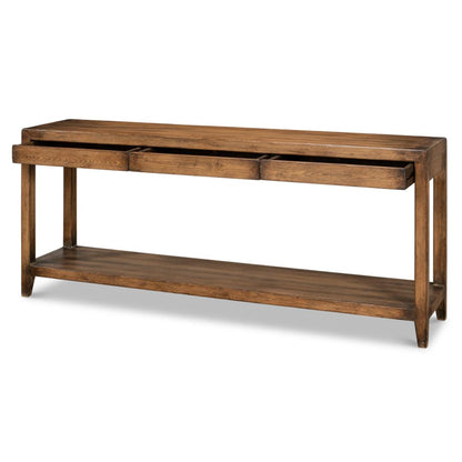 Table console en noyer français