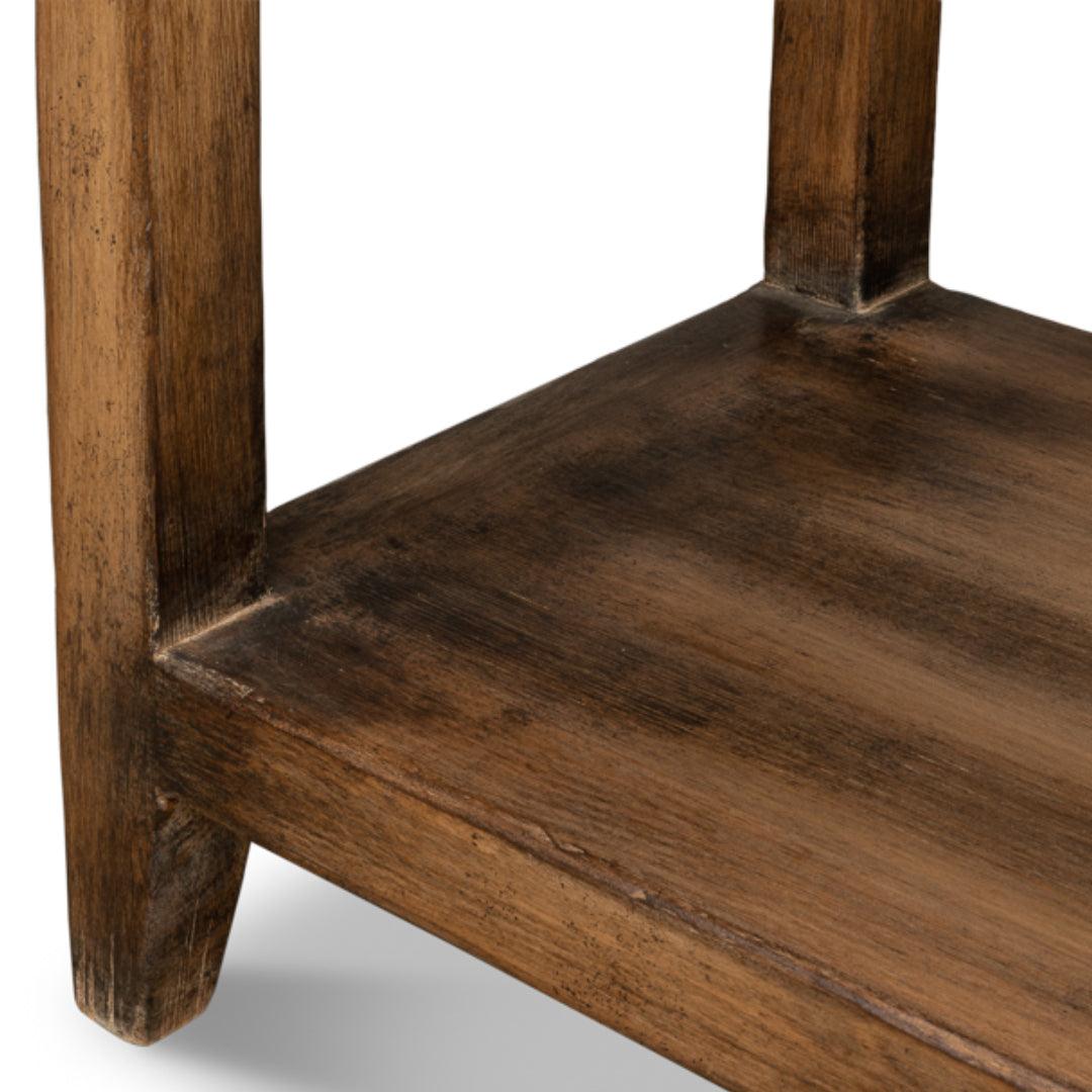 Table console en noyer français