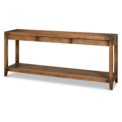 Table console en noyer français