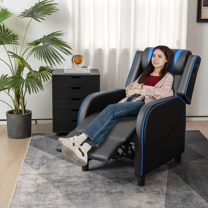Fauteuil de massage inclinable Gymax en cuir synthétique
