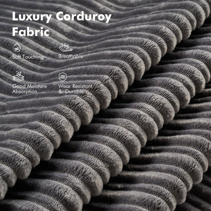 Canapé-lit pliant moderne en velours côtelé HOOOWOOO