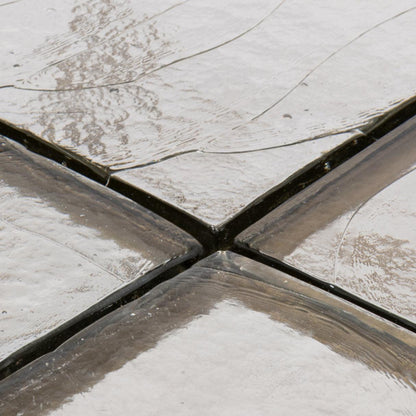 Table basse sectionnelle en laiton avec plateau en verre