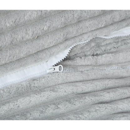 Canapé-lit Harmonia 109 W surdimensionné en velours côtelé, siège profond, double méridienne avec 4 oreillers