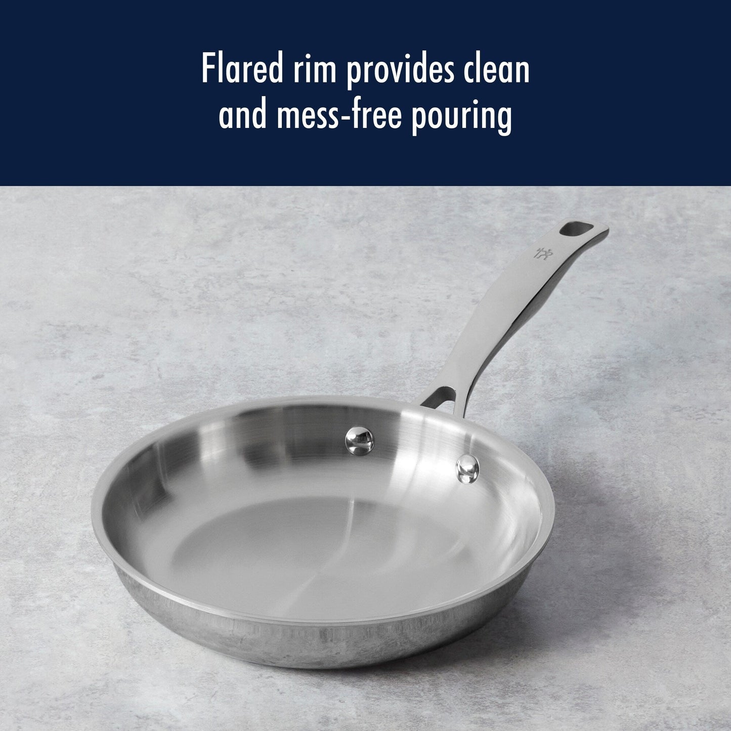 Batterie de cuisine en acier inoxydable Henckels Clad H3 10 pièces