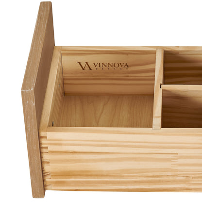 Meuble-lavabo Hervas avec plateau en marbre naturel sans miroir