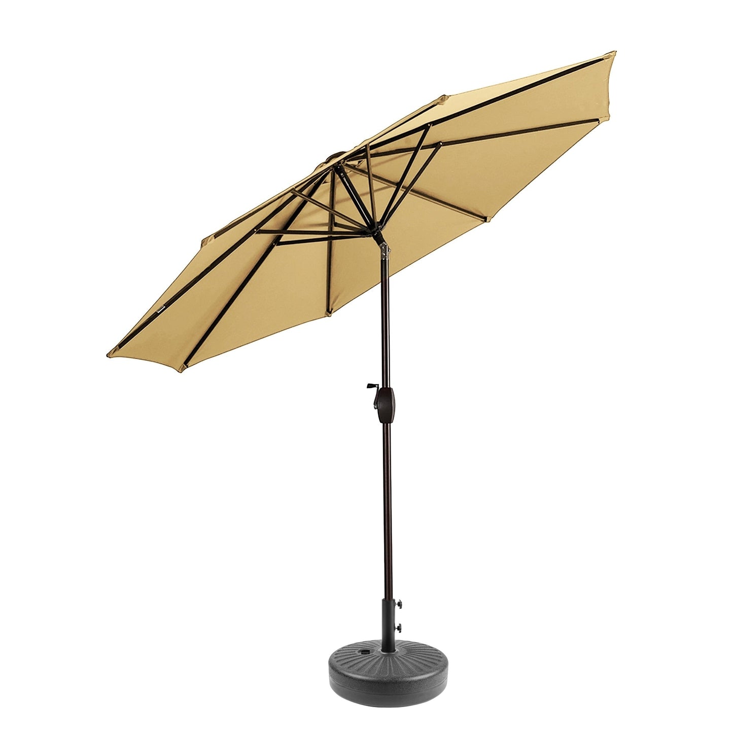 Parasol de patio Holme de 9 pieds et support de base