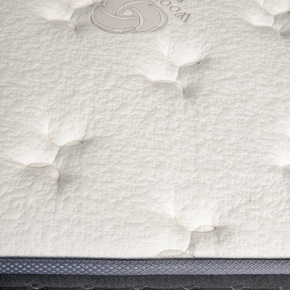 Matelas hybride double face luxueux SweDrea de 14 po – Ferme/Mince, certifié CertiPUR-US, SGS et OEKO-TEX