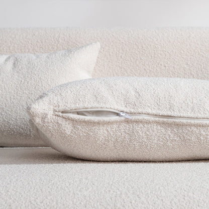 Causeuse 2 places rembourrée KINWELL Boucle avec oreillers