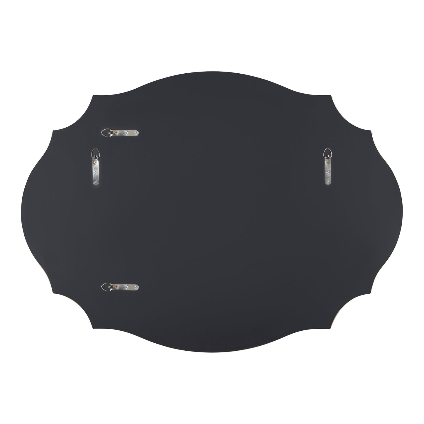 Miroir mural ovale festonné Kate et Laurel Leanna