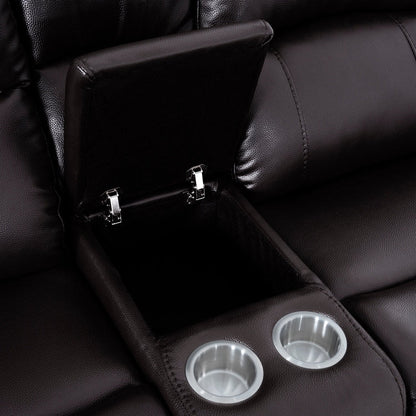 Collection de canapés inclinables manuels en cuir pour salon Meubles inclinables en cuir pour la maison, le bureau et le salon