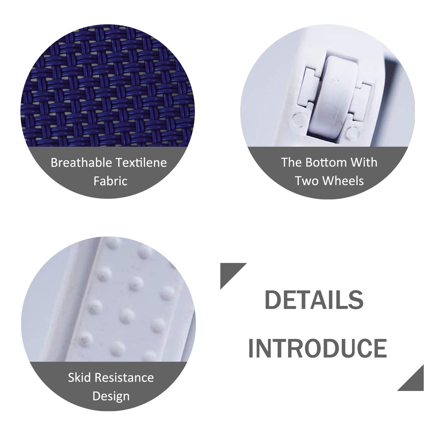 Chaise longue inclinable et réglable Kozyard Alan, pieds entièrement plats en aluminium et résine polypropylène