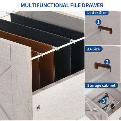 Bureau de jeu d'angle Moasis en L de 59 pouces avec support pour écran