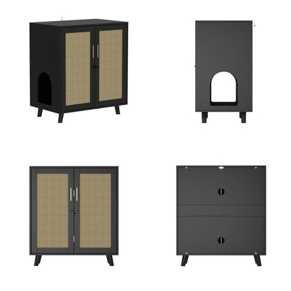 Enceinte de bac à litière pour chat Meubles Table d'appoint Canapé Table