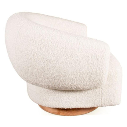 Chaise pivotante Luxe Cream Boucle