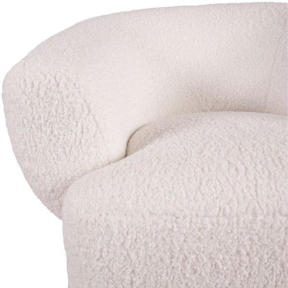 Chaise pivotante Luxe Cream Boucle