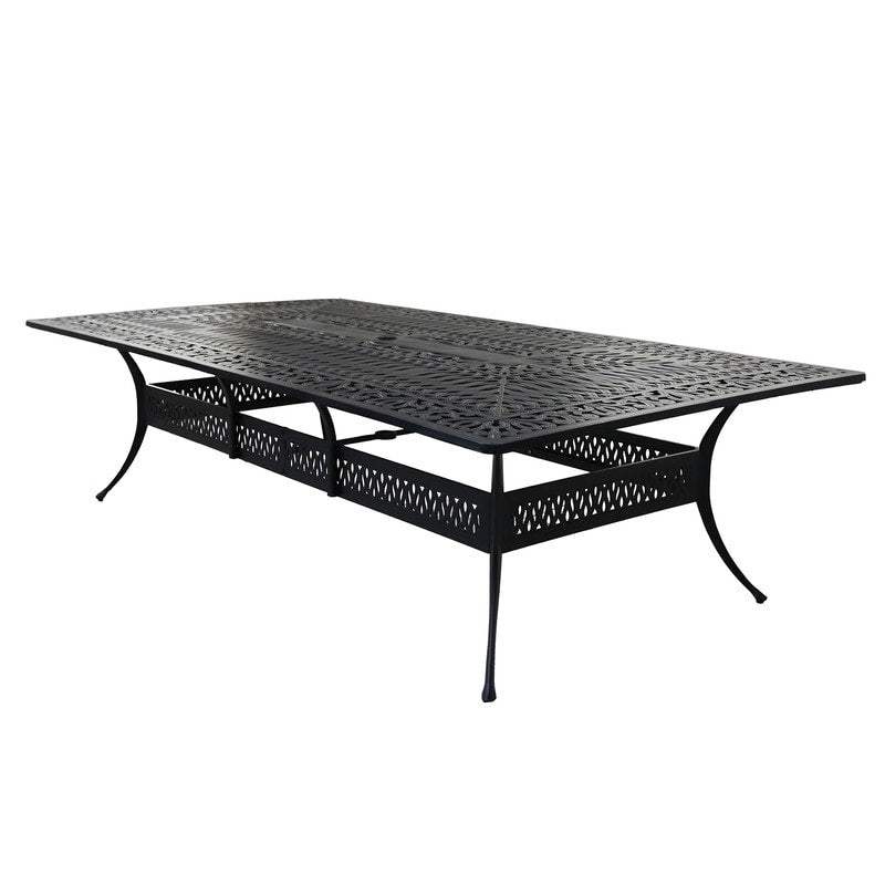 Ensemble de salle à manger Manasquan 13 pièces en aluminium bronze par Havenside Home