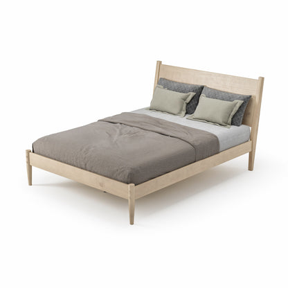 Lit à panneaux du milieu du siècle