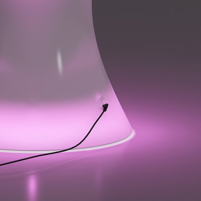 Table basse Mixoy à LED changeantes, table à vin rechargeable et sans fil, meuble d'ambiance pour terrasse, piscine