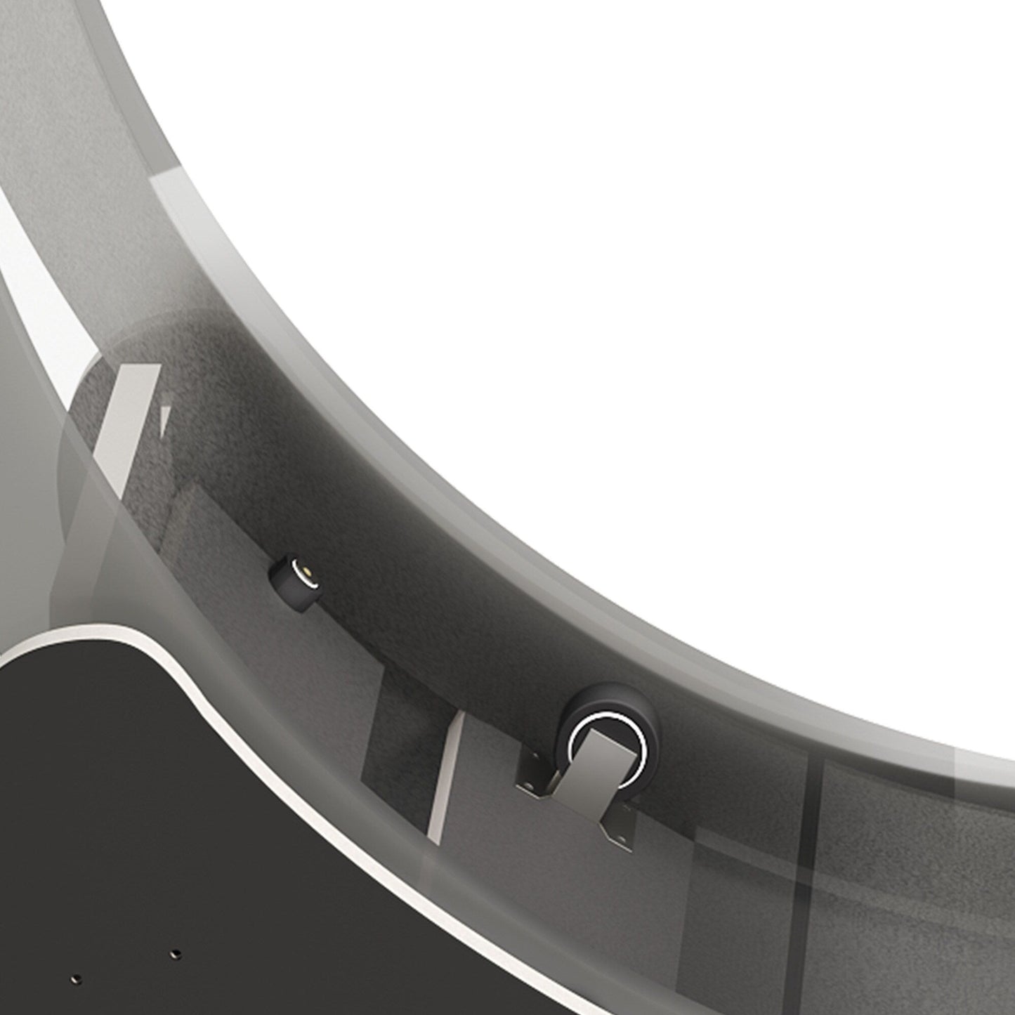 Moasis 43,3 pouces Grand tapis de course en bois pour chat avec roue d'exercice et piste recouverte de moquette