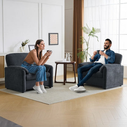 Fauteuil d'appoint moderne à oreilles d'éléphant, siège confortable pour salon et chambre