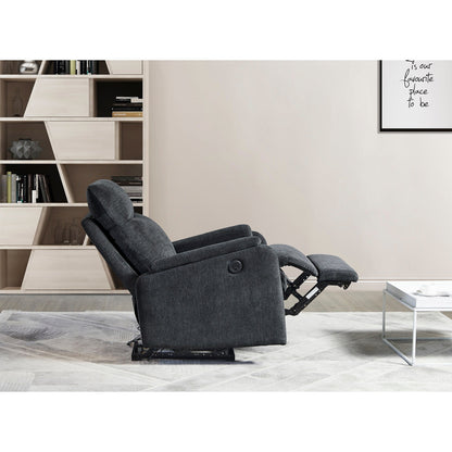 Fauteuil inclinable électrique moderne avec port USB, support complet de la tête et des lombaires