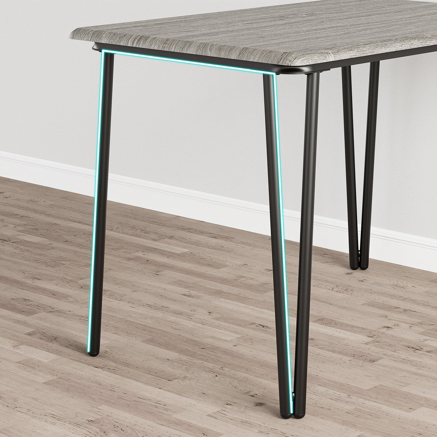 Ensemble de table à manger moderne pour cuisine - 3 pièces