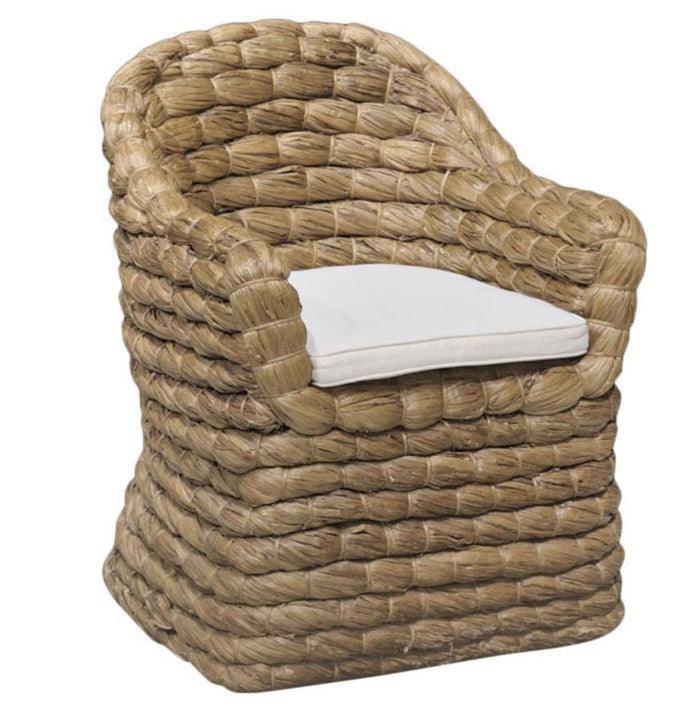 Chaise en jonc de mer naturel Havana
