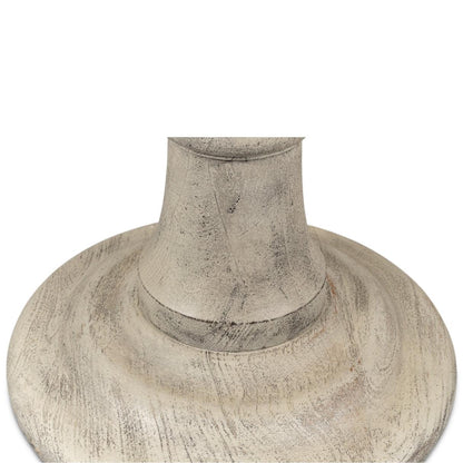 Table à piédestal statuaire et vieillie