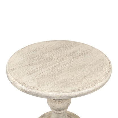 Table à piédestal statuaire et vieillie