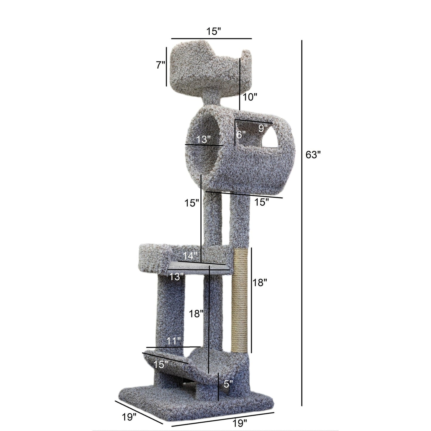 Nouveaux condos pour chats Tour pour chats décalée