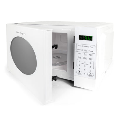 Four à micro-ondes de comptoir rétro Nostalgia de 0,7 pied cube - N/A