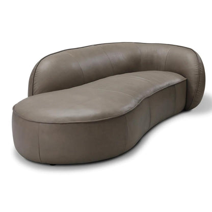 Canapé ouvert en cuir moderne